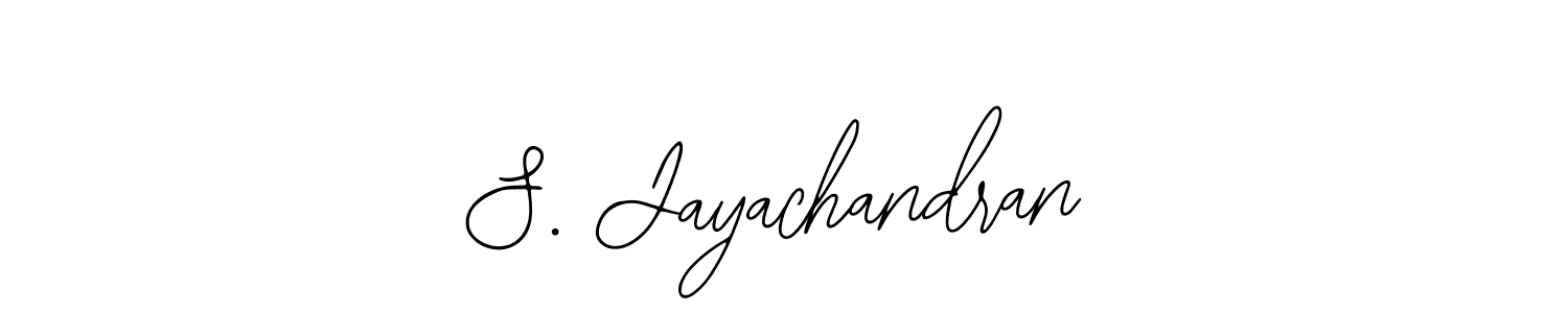 It looks lik you need a new signature style for name S. Jayachandran. Design unique handwritten (Bearetta-2O07w) signature with our free signature maker in just a few clicks. S. Jayachandran signature style 12 images and pictures png