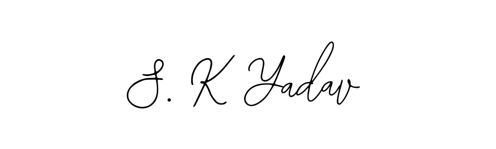 Also we have S. K Yadav name is the best signature style. Create professional handwritten signature collection using Bearetta-2O07w autograph style. S. K Yadav signature style 12 images and pictures png