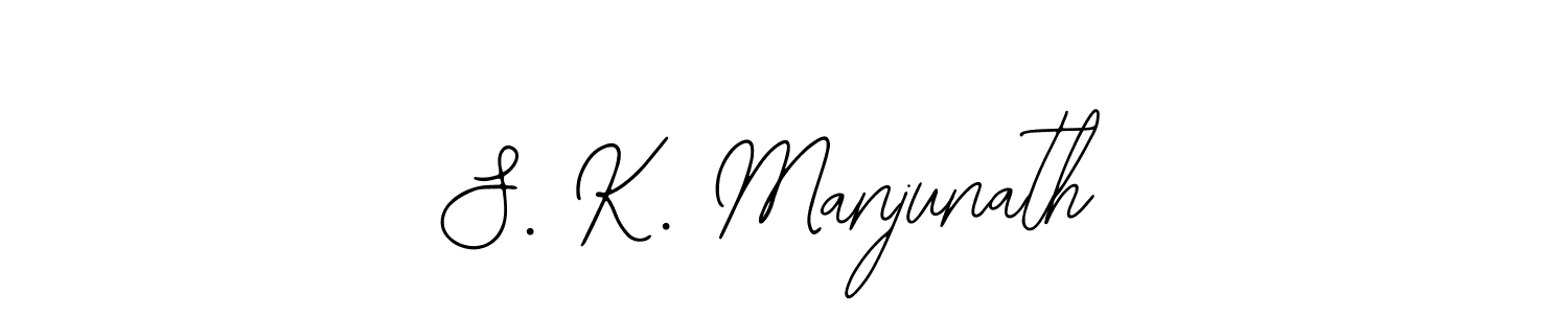 How to make S. K. Manjunath signature? Bearetta-2O07w is a professional autograph style. Create handwritten signature for S. K. Manjunath name. S. K. Manjunath signature style 12 images and pictures png