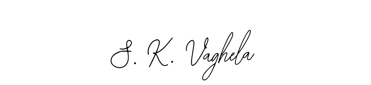 Use a signature maker to create a handwritten signature online. With this signature software, you can design (Bearetta-2O07w) your own signature for name S. K. Vaghela. S. K. Vaghela signature style 12 images and pictures png
