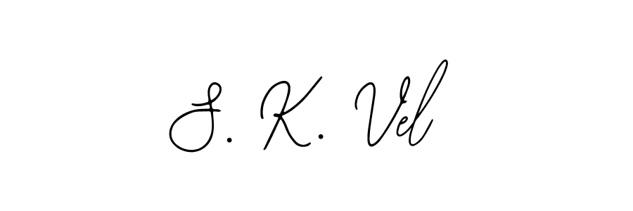 How to Draw S. K. Vel signature style? Bearetta-2O07w is a latest design signature styles for name S. K. Vel. S. K. Vel signature style 12 images and pictures png