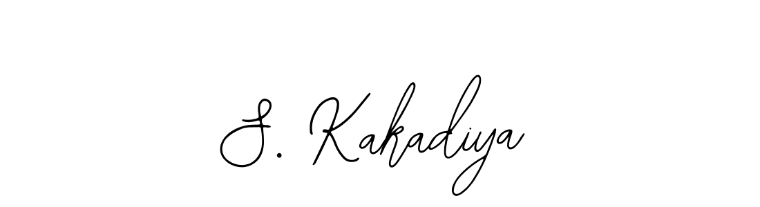 Create a beautiful signature design for name S. Kakadiya. With this signature (Bearetta-2O07w) fonts, you can make a handwritten signature for free. S. Kakadiya signature style 12 images and pictures png