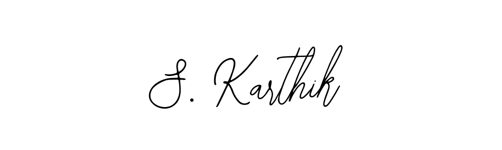 Also You can easily find your signature by using the search form. We will create S. Karthik name handwritten signature images for you free of cost using Bearetta-2O07w sign style. S. Karthik signature style 12 images and pictures png