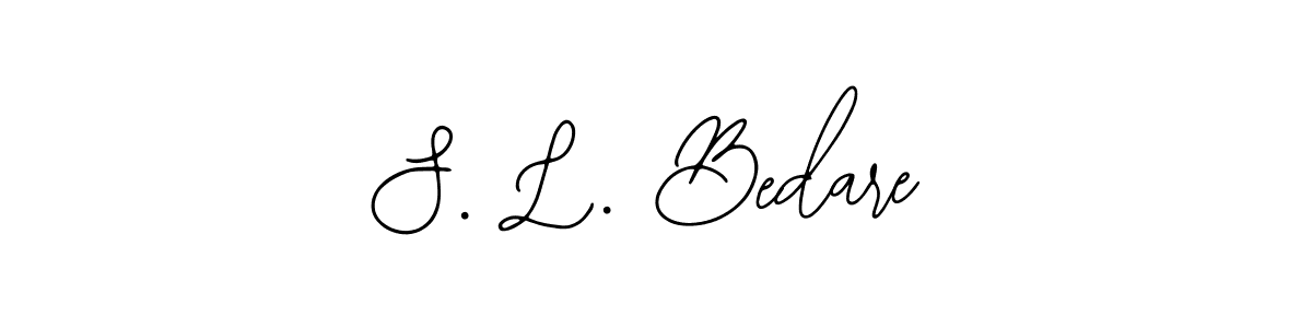 Make a short S. L. Bedare signature style. Manage your documents anywhere anytime using Bearetta-2O07w. Create and add eSignatures, submit forms, share and send files easily. S. L. Bedare signature style 12 images and pictures png
