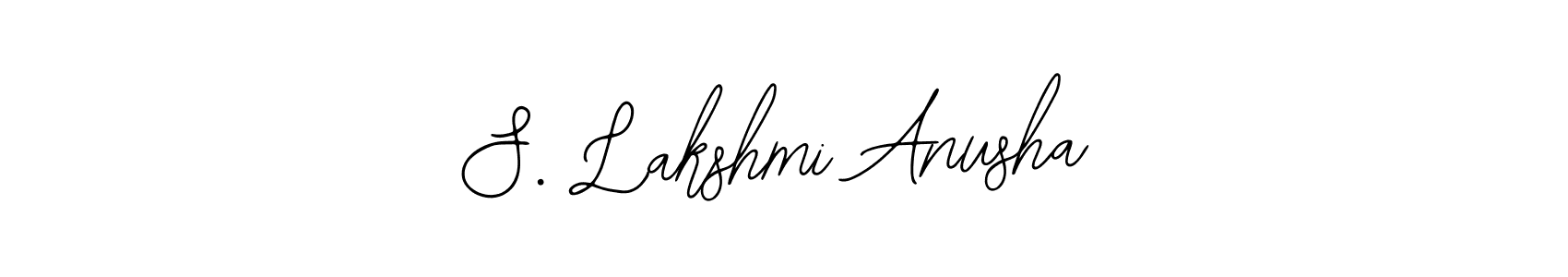 Make a short S. Lakshmi Anusha signature style. Manage your documents anywhere anytime using Bearetta-2O07w. Create and add eSignatures, submit forms, share and send files easily. S. Lakshmi Anusha signature style 12 images and pictures png