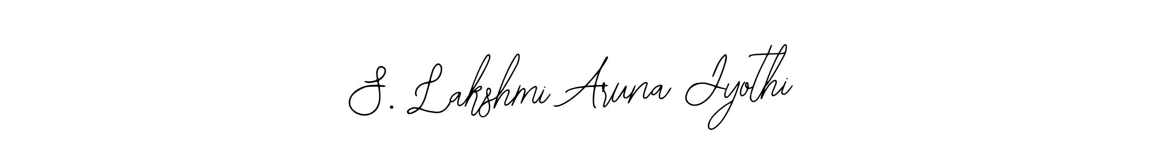 Make a beautiful signature design for name S. Lakshmi Aruna Jyothi. Use this online signature maker to create a handwritten signature for free. S. Lakshmi Aruna Jyothi signature style 12 images and pictures png