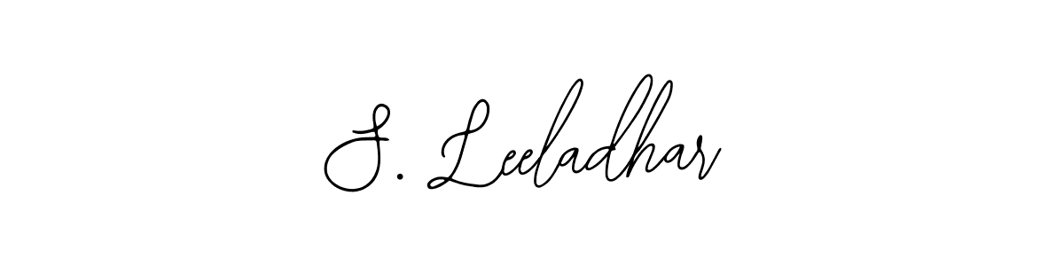 Create a beautiful signature design for name S. Leeladhar. With this signature (Bearetta-2O07w) fonts, you can make a handwritten signature for free. S. Leeladhar signature style 12 images and pictures png