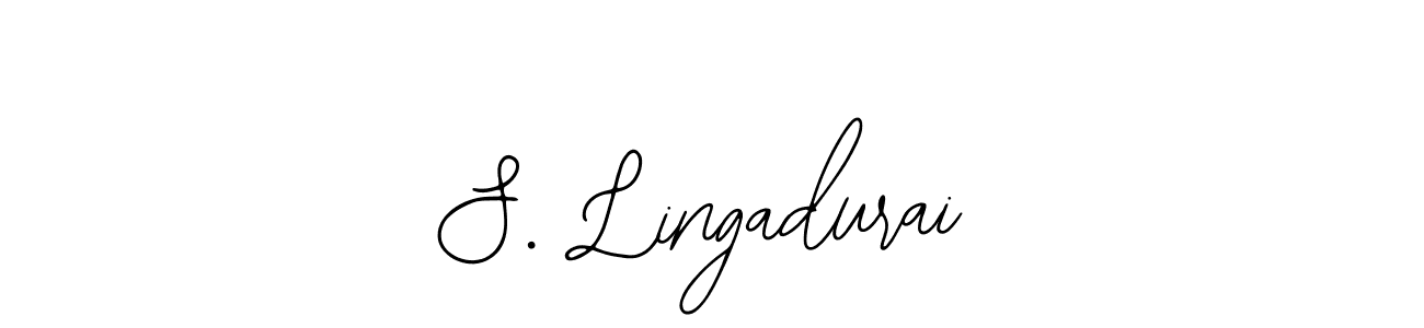 if you are searching for the best signature style for your name S. Lingadurai. so please give up your signature search. here we have designed multiple signature styles  using Bearetta-2O07w. S. Lingadurai signature style 12 images and pictures png