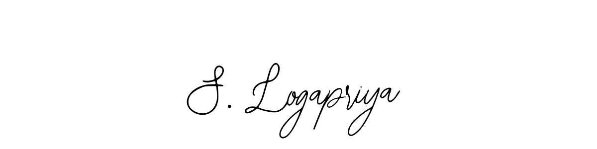 You should practise on your own different ways (Bearetta-2O07w) to write your name (S. Logapriya) in signature. don't let someone else do it for you. S. Logapriya signature style 12 images and pictures png