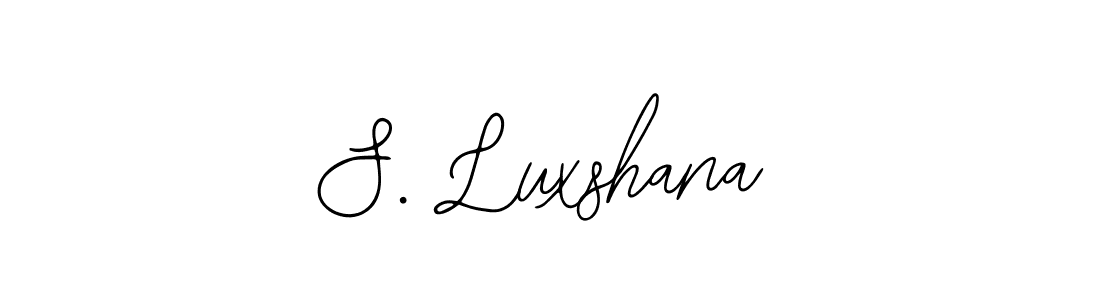 Make a beautiful signature design for name S. Luxshana. With this signature (Bearetta-2O07w) style, you can create a handwritten signature for free. S. Luxshana signature style 12 images and pictures png