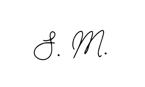 It looks lik you need a new signature style for name S. M.. Design unique handwritten (Bearetta-2O07w) signature with our free signature maker in just a few clicks. S. M. signature style 12 images and pictures png