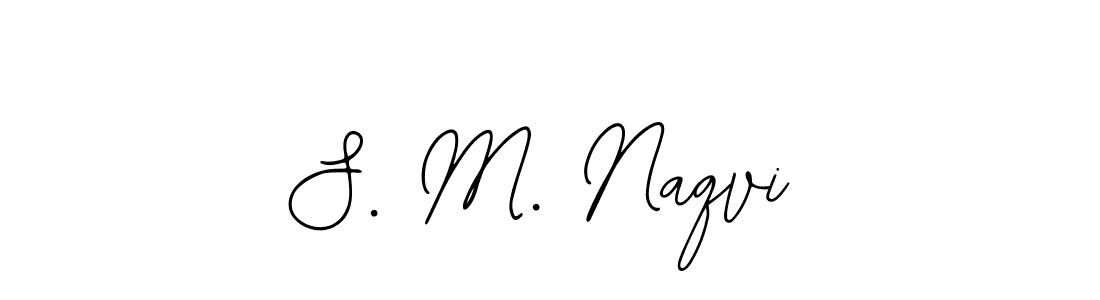 Use a signature maker to create a handwritten signature online. With this signature software, you can design (Bearetta-2O07w) your own signature for name S. M. Naqvi. S. M. Naqvi signature style 12 images and pictures png