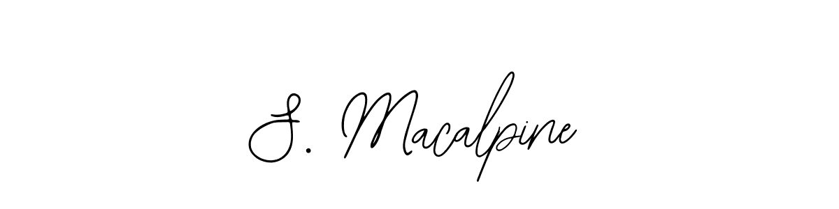 Once you've used our free online signature maker to create your best signature Bearetta-2O07w style, it's time to enjoy all of the benefits that S. Macalpine name signing documents. S. Macalpine signature style 12 images and pictures png