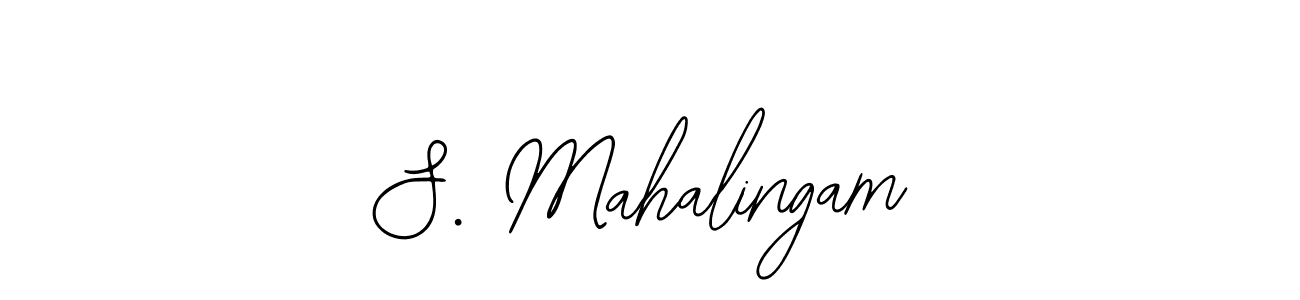 How to make S. Mahalingam signature? Bearetta-2O07w is a professional autograph style. Create handwritten signature for S. Mahalingam name. S. Mahalingam signature style 12 images and pictures png