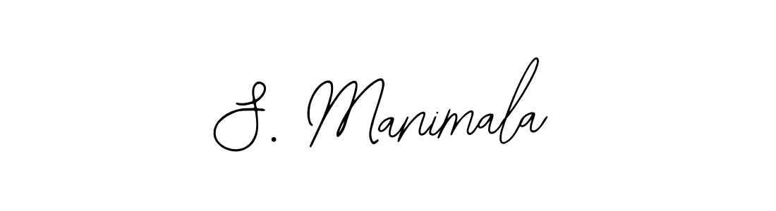 if you are searching for the best signature style for your name S. Manimala. so please give up your signature search. here we have designed multiple signature styles  using Bearetta-2O07w. S. Manimala signature style 12 images and pictures png