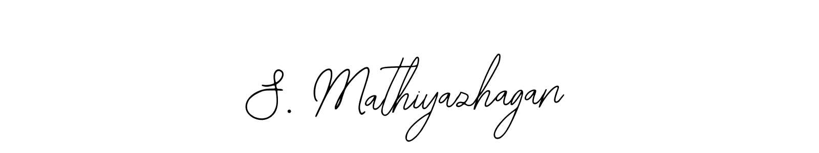 Also You can easily find your signature by using the search form. We will create S. Mathiyazhagan name handwritten signature images for you free of cost using Bearetta-2O07w sign style. S. Mathiyazhagan signature style 12 images and pictures png