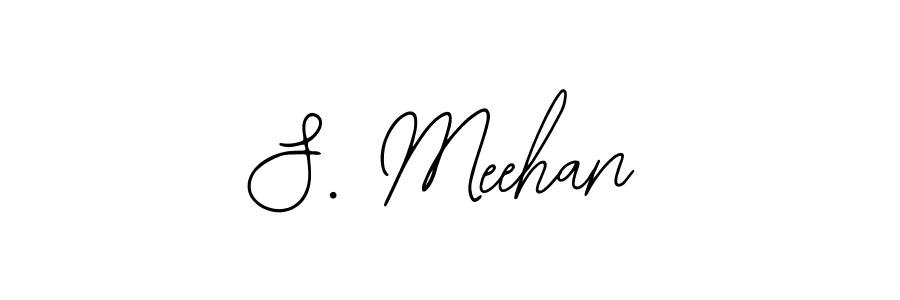 Use a signature maker to create a handwritten signature online. With this signature software, you can design (Bearetta-2O07w) your own signature for name S. Meehan. S. Meehan signature style 12 images and pictures png