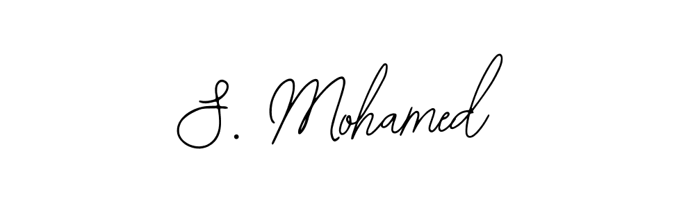 if you are searching for the best signature style for your name S. Mohamed. so please give up your signature search. here we have designed multiple signature styles  using Bearetta-2O07w. S. Mohamed signature style 12 images and pictures png