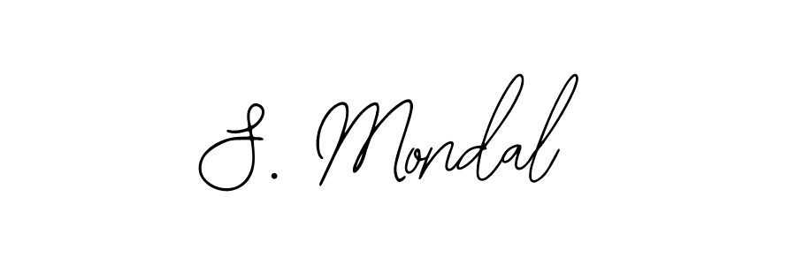 The best way (Bearetta-2O07w) to make a short signature is to pick only two or three words in your name. The name S. Mondal include a total of six letters. For converting this name. S. Mondal signature style 12 images and pictures png