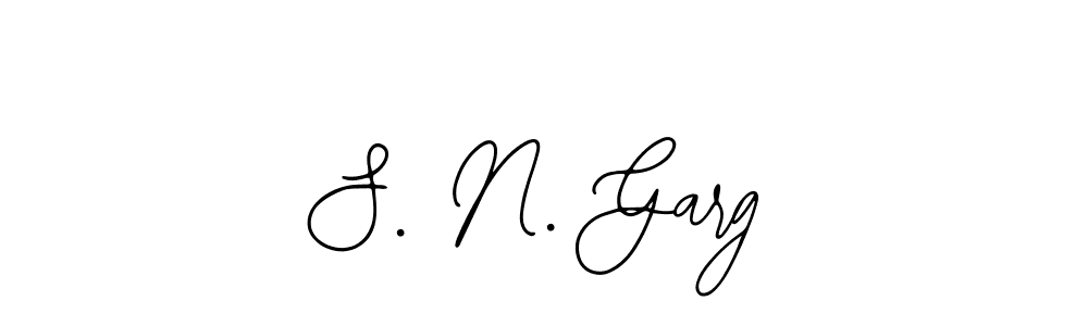 Also You can easily find your signature by using the search form. We will create S. N. Garg name handwritten signature images for you free of cost using Bearetta-2O07w sign style. S. N. Garg signature style 12 images and pictures png