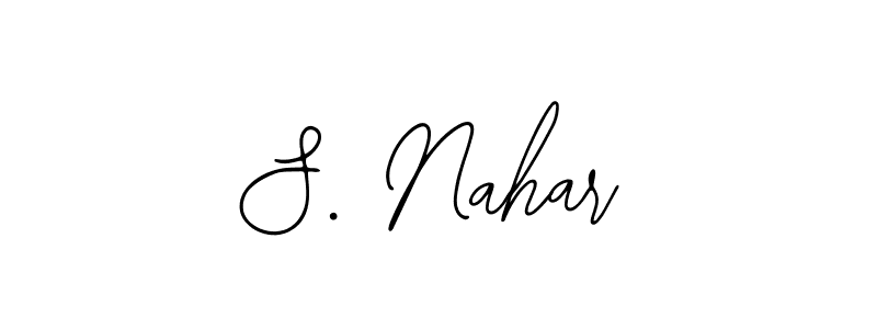 S. Nahar stylish signature style. Best Handwritten Sign (Bearetta-2O07w) for my name. Handwritten Signature Collection Ideas for my name S. Nahar. S. Nahar signature style 12 images and pictures png