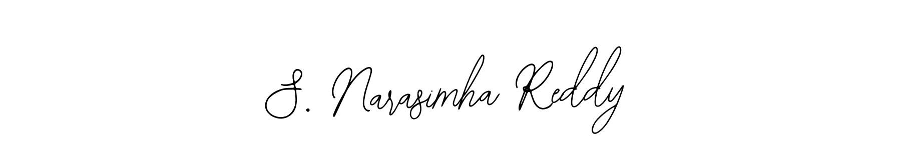 How to make S. Narasimha Reddy signature? Bearetta-2O07w is a professional autograph style. Create handwritten signature for S. Narasimha Reddy name. S. Narasimha Reddy signature style 12 images and pictures png