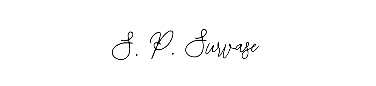 Also You can easily find your signature by using the search form. We will create S. P. Survase name handwritten signature images for you free of cost using Bearetta-2O07w sign style. S. P. Survase signature style 12 images and pictures png