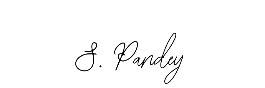 Use a signature maker to create a handwritten signature online. With this signature software, you can design (Bearetta-2O07w) your own signature for name S. Pandey. S. Pandey signature style 12 images and pictures png