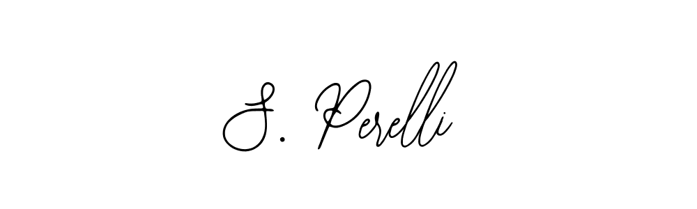 You should practise on your own different ways (Bearetta-2O07w) to write your name (S. Perelli) in signature. don't let someone else do it for you. S. Perelli signature style 12 images and pictures png