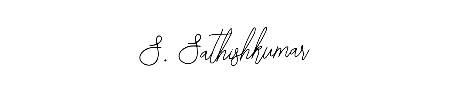 Design your own signature with our free online signature maker. With this signature software, you can create a handwritten (Bearetta-2O07w) signature for name S. Sathishkumar. S. Sathishkumar signature style 12 images and pictures png