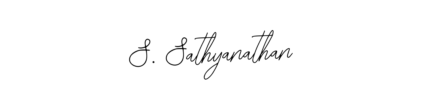 if you are searching for the best signature style for your name S. Sathyanathan. so please give up your signature search. here we have designed multiple signature styles  using Bearetta-2O07w. S. Sathyanathan signature style 12 images and pictures png