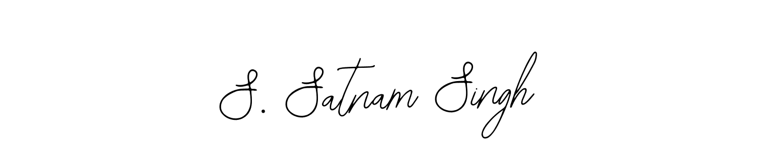 S. Satnam Singh stylish signature style. Best Handwritten Sign (Bearetta-2O07w) for my name. Handwritten Signature Collection Ideas for my name S. Satnam Singh. S. Satnam Singh signature style 12 images and pictures png