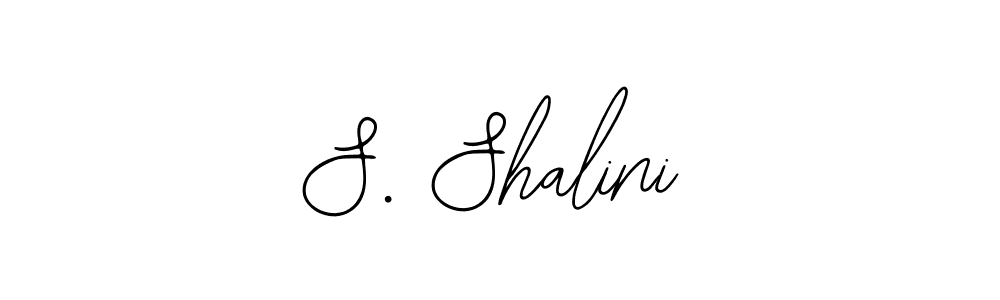 How to make S. Shalini name signature. Use Bearetta-2O07w style for creating short signs online. This is the latest handwritten sign. S. Shalini signature style 12 images and pictures png