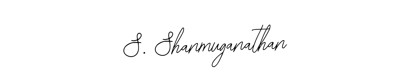 Create a beautiful signature design for name S. Shanmuganathan. With this signature (Bearetta-2O07w) fonts, you can make a handwritten signature for free. S. Shanmuganathan signature style 12 images and pictures png