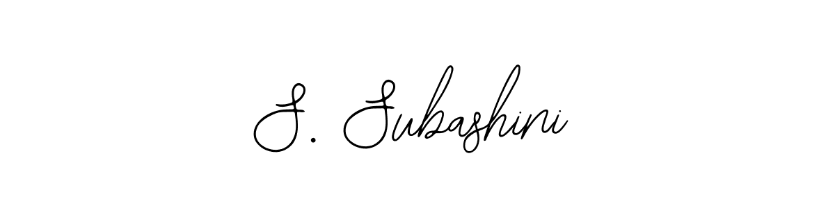 S. Subashini stylish signature style. Best Handwritten Sign (Bearetta-2O07w) for my name. Handwritten Signature Collection Ideas for my name S. Subashini. S. Subashini signature style 12 images and pictures png