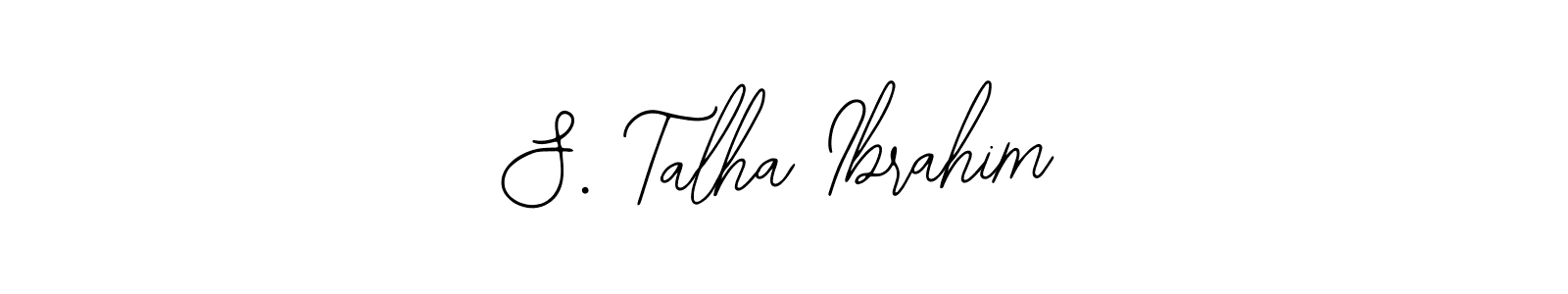 See photos of S. Talha Ibrahim official signature by Spectra . Check more albums & portfolios. Read reviews & check more about Bearetta-2O07w font. S. Talha Ibrahim signature style 12 images and pictures png