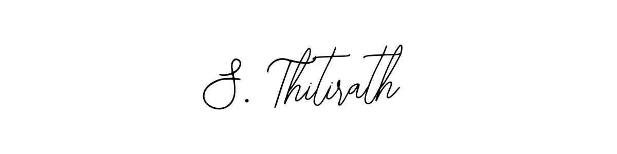 It looks lik you need a new signature style for name S. Thitirath. Design unique handwritten (Bearetta-2O07w) signature with our free signature maker in just a few clicks. S. Thitirath signature style 12 images and pictures png