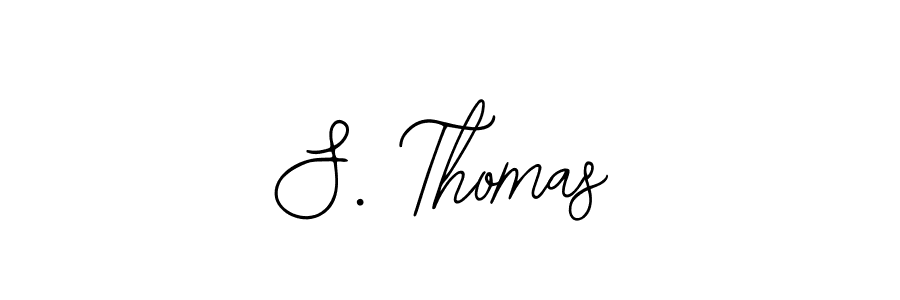 Use a signature maker to create a handwritten signature online. With this signature software, you can design (Bearetta-2O07w) your own signature for name S. Thomas. S. Thomas signature style 12 images and pictures png