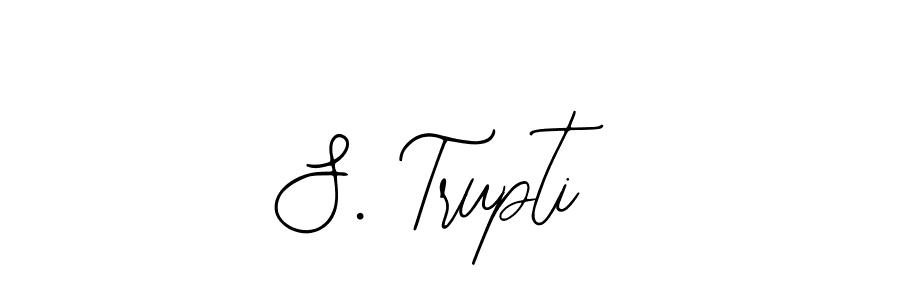 Make a beautiful signature design for name S. Trupti. With this signature (Bearetta-2O07w) style, you can create a handwritten signature for free. S. Trupti signature style 12 images and pictures png