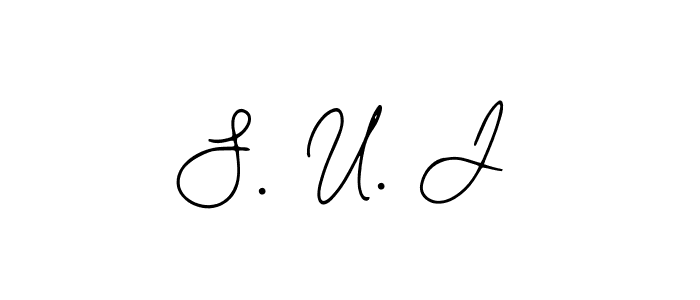 How to Draw S. U. J signature style? Bearetta-2O07w is a latest design signature styles for name S. U. J. S. U. J signature style 12 images and pictures png