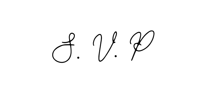 Make a beautiful signature design for name S. V. P. With this signature (Bearetta-2O07w) style, you can create a handwritten signature for free. S. V. P signature style 12 images and pictures png