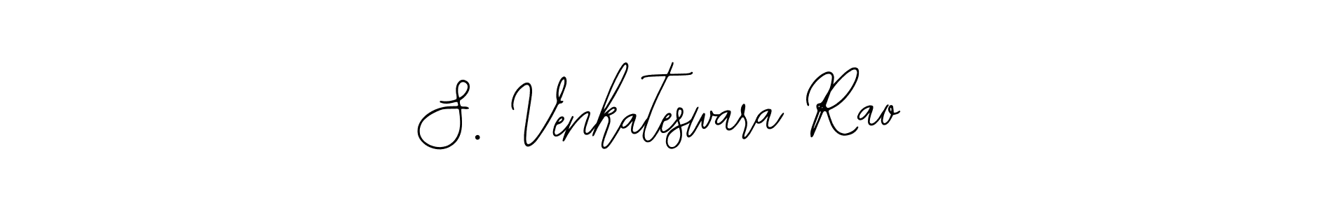 Create a beautiful signature design for name S. Venkateswara Rao. With this signature (Bearetta-2O07w) fonts, you can make a handwritten signature for free. S. Venkateswara Rao signature style 12 images and pictures png