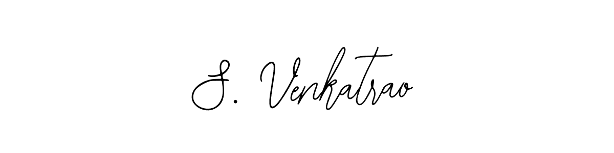 Design your own signature with our free online signature maker. With this signature software, you can create a handwritten (Bearetta-2O07w) signature for name S. Venkatrao. S. Venkatrao signature style 12 images and pictures png