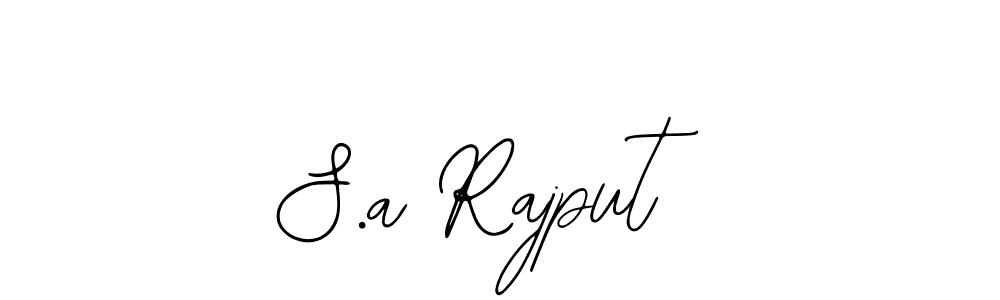 S.a Rajput stylish signature style. Best Handwritten Sign (Bearetta-2O07w) for my name. Handwritten Signature Collection Ideas for my name S.a Rajput. S.a Rajput signature style 12 images and pictures png