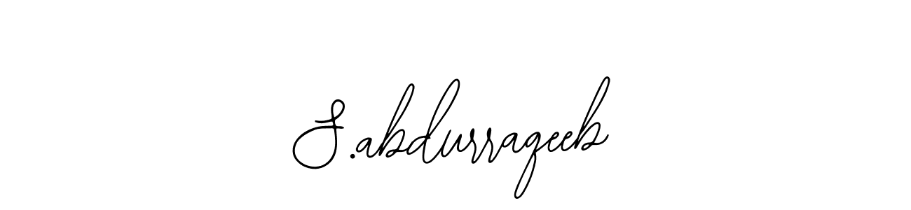 Similarly Bearetta-2O07w is the best handwritten signature design. Signature creator online .You can use it as an online autograph creator for name S.abdurraqeeb. S.abdurraqeeb signature style 12 images and pictures png