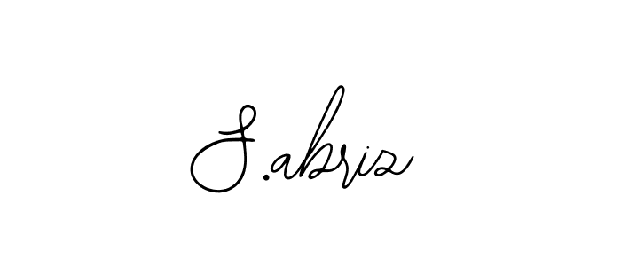 S.abriz stylish signature style. Best Handwritten Sign (Bearetta-2O07w) for my name. Handwritten Signature Collection Ideas for my name S.abriz. S.abriz signature style 12 images and pictures png