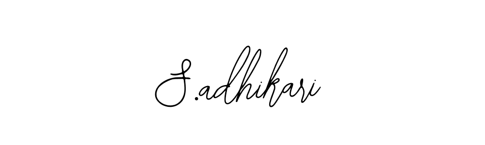 How to Draw S.adhikari signature style? Bearetta-2O07w is a latest design signature styles for name S.adhikari. S.adhikari signature style 12 images and pictures png