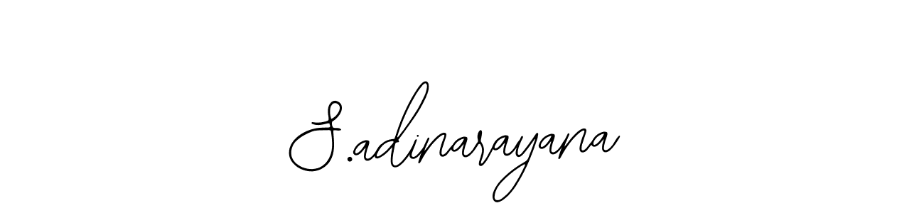 Make a beautiful signature design for name S.adinarayana. Use this online signature maker to create a handwritten signature for free. S.adinarayana signature style 12 images and pictures png