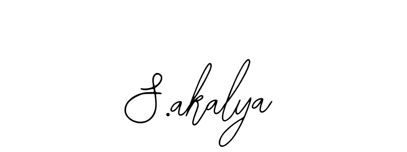 Bearetta-2O07w is a professional signature style that is perfect for those who want to add a touch of class to their signature. It is also a great choice for those who want to make their signature more unique. Get S.akalya name to fancy signature for free. S.akalya signature style 12 images and pictures png