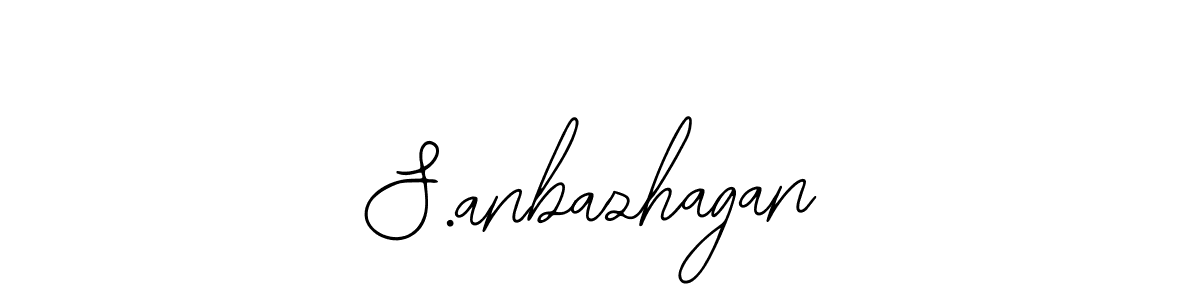 Use a signature maker to create a handwritten signature online. With this signature software, you can design (Bearetta-2O07w) your own signature for name S.anbazhagan. S.anbazhagan signature style 12 images and pictures png